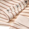 Set mit Wickelshirt & Hose mit Mitwachsfunktion, beige, Gr. 56 ALANA