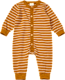 Strickoverall mit Ringel-Muster & Mitwachsfunktion, gelb, Gr. 56 ALANA