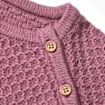 Wickelpullover mit Struktur, beere, Gr. 56 ALANA