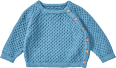 Wickelpullover mit Struktur, blau, Gr. 56 ALANA
