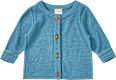 Strickjacke mit Mitwachsfunktion, blau, Gr. 56 ALANA