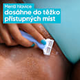 strojek na holení pro úpravu intimních partií + 3 náhradní hlavice Gillette Venus