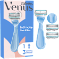 strojek na holení pro úpravu intimních partií + 3 náhradní hlavice Gillette Venus