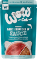 Krmivo pre mačky v kapsičke SAUCE tuniak WOW