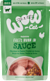 Krmivo pre mačky v kapsičke SAUCE kura WOW