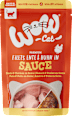 Krmivo pre mačky v kapsičke SAUCE kačica a kura WOW
