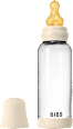 Steklena steklenička 240 ml, lateks - Ivory (srednji pretok), 2m+ BIBS