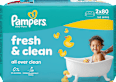 fresh&clean vlažne maramice za bebe Pampers