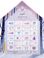 Adventskalender 2026 Haar-Accessoires Kids ebelin