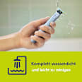 Elektrischer Rasierer, OneBlade Face First Shave QP1326/20 PHILIPS OneBlade