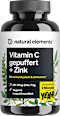 Vitamin C gepuffert + Zink Kapseln 120 St natural elements
