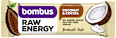 RAW ENERGY tyčinka kokos & kakao bombus