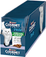 Nassfutter Katze mit Kalb & Gemüse, Perle - erlesene Streifen in Sauce Purina Gourmet