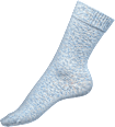 Socken mit Bio-Baumwolle blau Gr. 35-38 Fascino