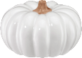 Keramikkürbis weiß (10 cm) BOLTZE
