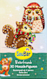 Mosaikfiguren 3D Winterfreunde SauBär