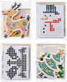 Bügelperlen Set bunt SauBär
