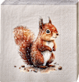 Servietten Eichhörnchen (33x33 cm) BOLTZE