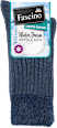 Socken mit Ripp-Struktur & Fluffy-Bund blau Gr. 35-38 Fascino