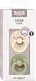 Okrogla duda Colour, lateks - Sage/Ivory 0-6 m BIBS
