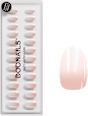 Künstliche Nägel, Soft Gel Press Ons Glazed Babyboomer Short Round Doonails