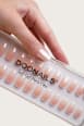 Künstliche Nägel, Soft Gel Press Ons Glazed Babyboomer Short Round Doonails