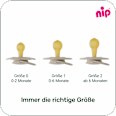 Schnuller Cherry night blau/mint Gr. 2,  6-18 Monate Nip