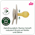 Schnuller Cherry night blau/mint Gr. 1,  0-6 Monate Nip