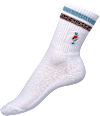 Crew Socken Hot Drinks Weiß Gr. 35-38 Fascino