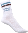 Crew Socken Hot Drinks Weiß Gr. 35-38 Fascino