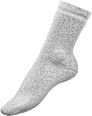 ABS-Socken mit Bio-Baumwolle grau Gr. 39-42 Fascino