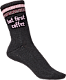 Crew Socken Hot Drinks Schwarz Gr. 35-38
 Fascino