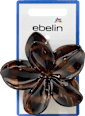 Haarklammer Blume, Leo-Muster, braun
 ebelin