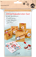 Adventskalender mit Papiertüten, Satinband, Aufkleber & Washitape Dekorieren & Einrichten