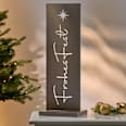 Metallaufsteller Frohes Fest, beige BOLTZE