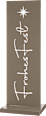 Metallaufsteller Frohes Fest, beige BOLTZE