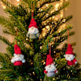 Strickfiguren Weihnachtsmann (7 cm) Dekorieren & Einrichten
