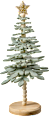Filzbaum mit Sternspitze und Perlen, salbei (25 cm) BOLTZE