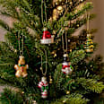 Weihnachtsbaum-Anhänger aus Glas, bunt BOLTZE