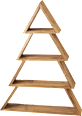 Holzregal Tannenbaum, braun (45x10x60 cm) BOLTZE