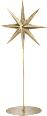 Eisenaufsteller Stern, gold (31 cm) BOLTZE
