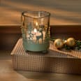 Metallkerzenhalter mit Glaseinsatz, mint (7,5 cm) BOLTZE