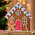 Stoffaufsteller Lebkuchenhaus (20 cm) BOLTZE