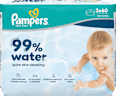 Chusteczki nawilżane dla dzieci 99% water Pampers