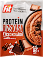 Gluténmentes protein rizskása, étcsokoládé fit