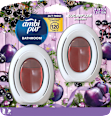 Fürdőszobai illatosító duo Sugarplum & Cherry 2x8ml ambi pur