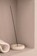 Räucherstäbchenhalter aus Zement, beige (Ø10cm) Jean&Len