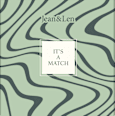 Streichhölzer "IT`S A MATCH" im Karton Jean&Len