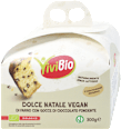 Dolce Natale vegan di farro con gocce di cioccolato fondente Vivibio