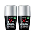 Vichy Homme Deo Roll-on Invisible Resist 72h DP 2x50ml VICHY LABORATOIRES